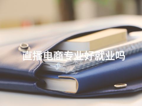 直播电商专业好就业吗(图1) 承德电子商务专业是干嘛的
